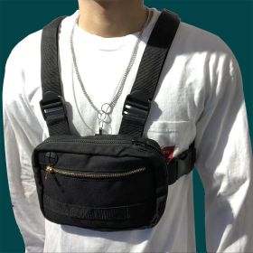Functional tactical chest bag male vest backpack
