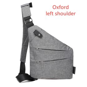 Digital canvas bag for men's canvas chest, chest, chest, slung shoulder, multi function and single shoulder burglar burglar bag