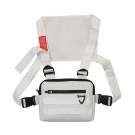 Hip Hop Tactical Vest Tide Brand Tooling Vest Backpack Tactical Chest Bag