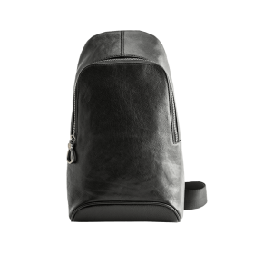 Men's Cowhide Large Capacity Cross-body Vintage Chest Bag