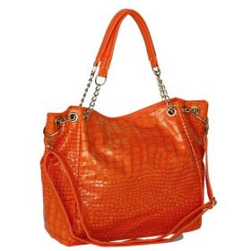 [Hot Lady] Hot Double Handle Leatherette Satchel Bag Handbag Purse