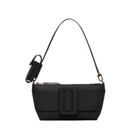 NEW Boyy Black Pouchette Buckle Leather Shoulder Bag