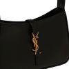 NEW Saint Laurent Black Le 5 Ã€ 7 Leather Hobo Shoulder Bag
