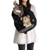 [Bear & Fish] 100% Cotton Fabric Art School Backpack / Outdoor Backpack