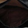 [Confident Elegance] Stylish Black & Brown Double Handle Leatherette Bag Handbag Purse w/Tassels
