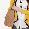 [Easy Life] Fashion Double Handle Leatherette Caddice Satchel Bag Handbag Purse