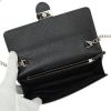 NEW Gucci Black Interlocking G Clutch Wallet On Chain Crossbody Shoulder Bag
