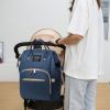 Backpack Diaper Bag; Waterproof Large Capacity Insulated Pockets Backpack Diaper Bag