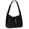 NEW Saint Laurent Black Le 5 Ã€ 7 Leather Hobo Shoulder Bag
