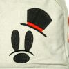 [Lovely Beard] Fabric Art School Backpack Outdoor Daypack