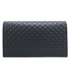 NEW Gucci Black Micro GG Guccissima Crossbody Wallet Bag Purse
