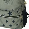 [Cool Star World] Fabric Art School Backpack Outdoor Daypack