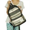 [Trendy City] Fabric Art School Backpack Outdoor Daypack