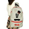 [Lovely Beard] Fabric Art School Backpack Outdoor Daypack