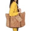 [Easy Life] Fashion Double Handle Leatherette Caddice Satchel Bag Handbag Purse