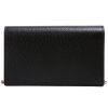 NEW Gucci Black Interlocking G Clutch Wallet On Chain Crossbody Shoulder Bag